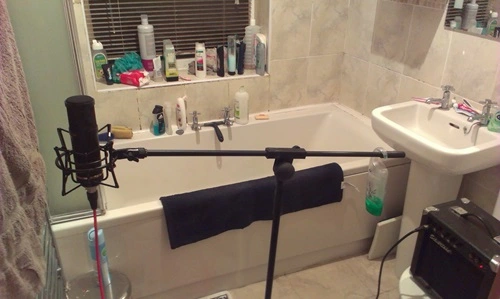 Record in a Bathroom