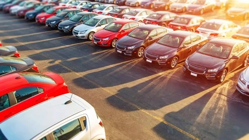 Through a Parking Lot